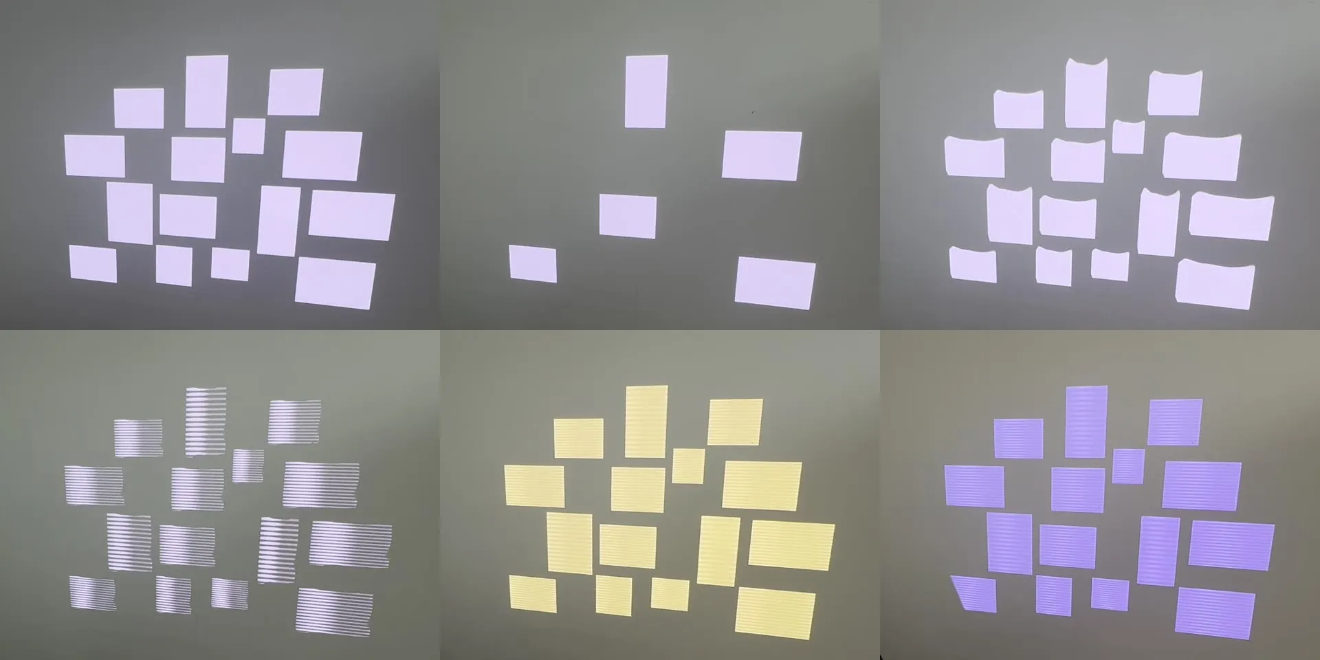 knob effects on blank light